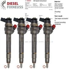 4x Einspritzdüse 0445110289